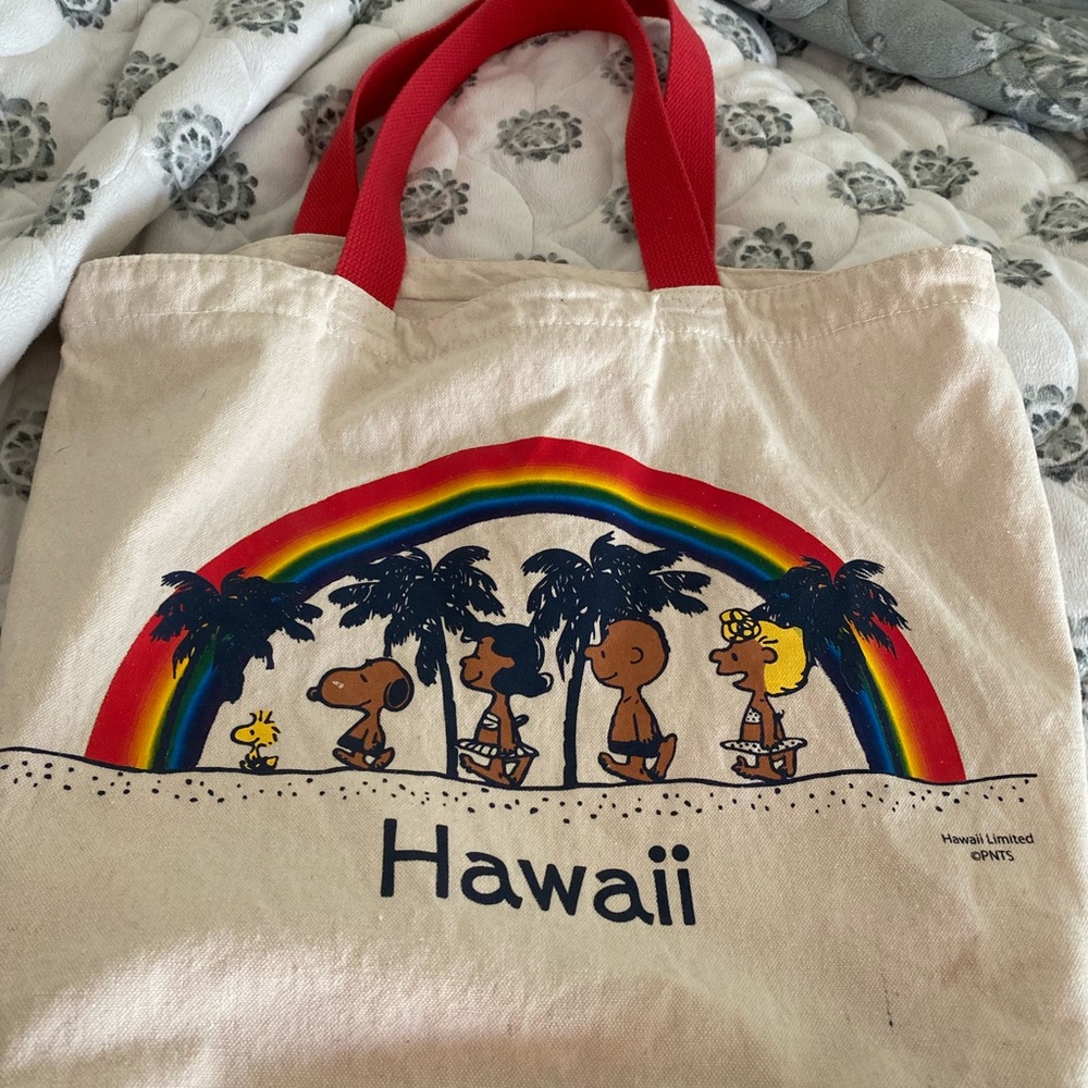 Peanuts Hawaii Canvas Tote